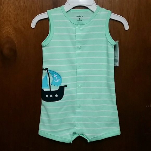 ⛵Carter's Boys Snap-Up Romper⛵ - Picture 1 of 5